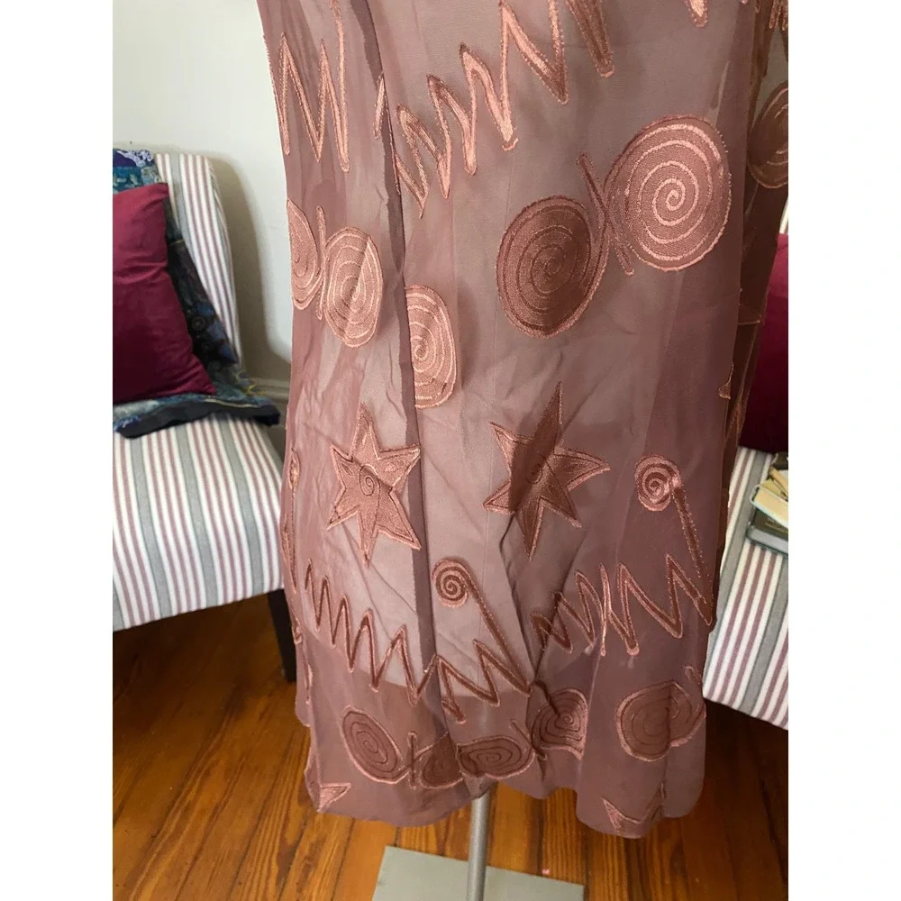 Victoria's Secret Brown Sheer Mesh night gown Sz‎ m